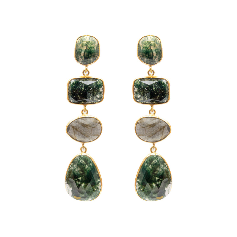 Valentina semi-precious stone earring