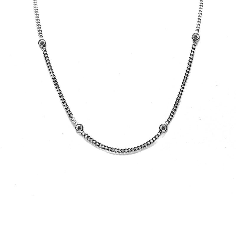 Saint II link crystal necklace