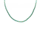 Raegan 2 micron gold semi-precious necklace