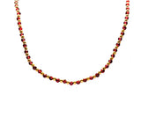 Raegan 2 micron gold semi-precious necklace