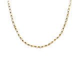 Raegan 2 micron gold semi-precious necklace