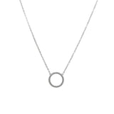 Paidi crystal sterling silver o pendant