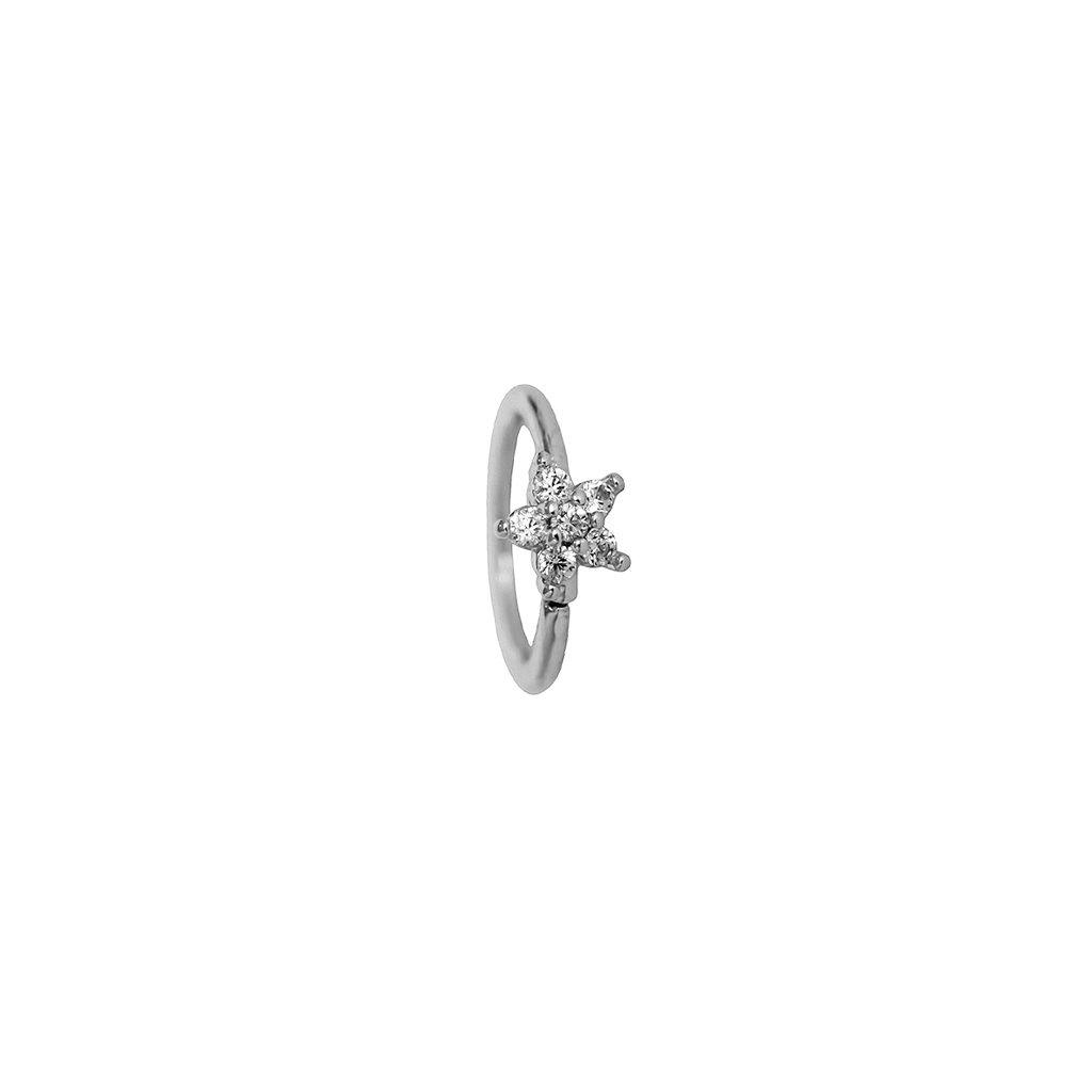 Star crystal helix earring | MEZI