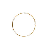 Alyx freshwater pearl 1 micron gold bracelet