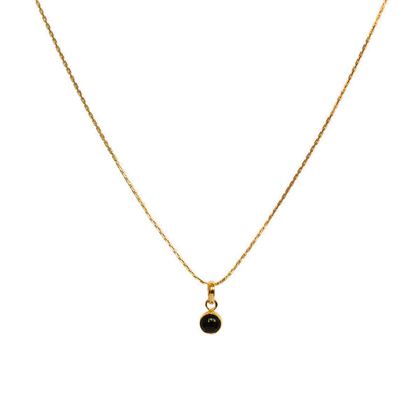 Pep onyx gold filled semi precious pendant