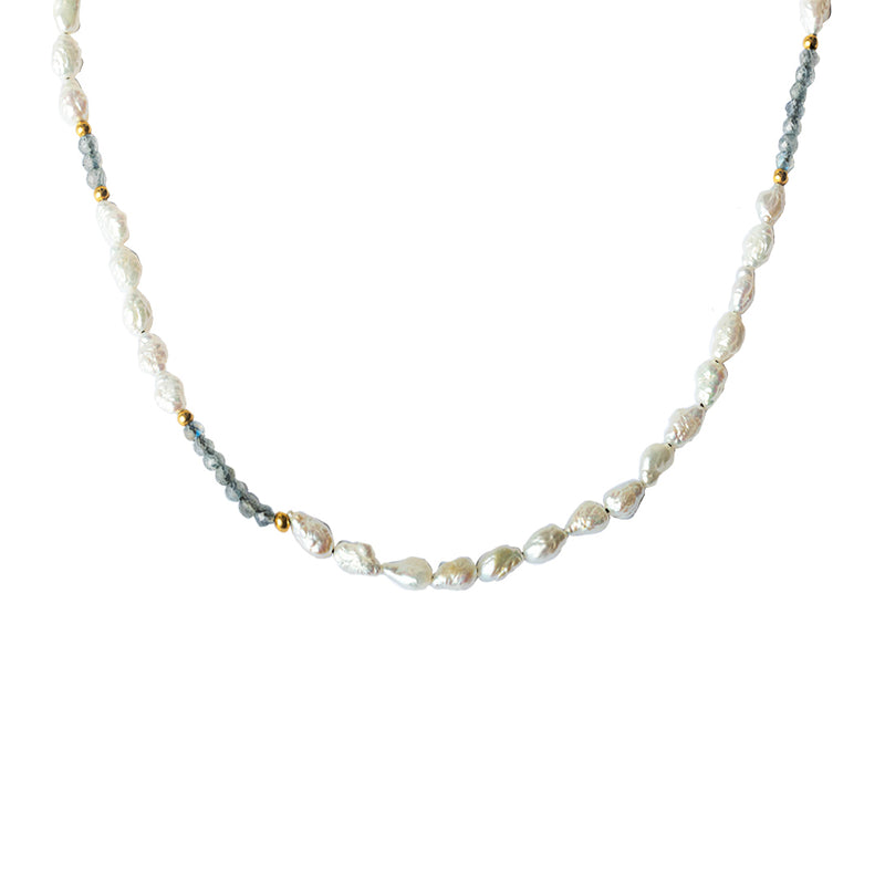 Pola gold vermeil semi precious necklace