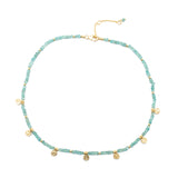 Toti gold vermeil semi precious necklace