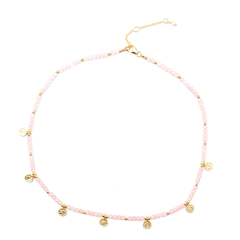 Toti gold vermeil semi precious necklace