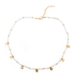 Toti gold vermeil semi precious necklace