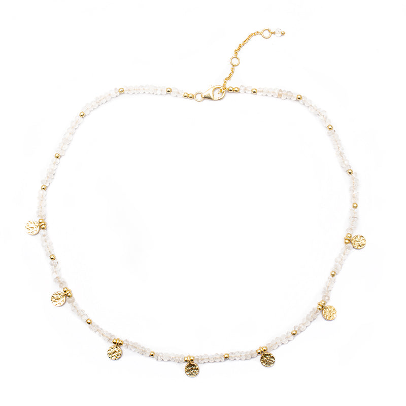 Toti gold vermeil semi precious necklace