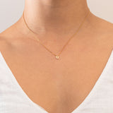 Plain Initial pendant necklace