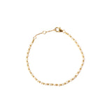 Raegan 2 micron gold semi-precious bracelet