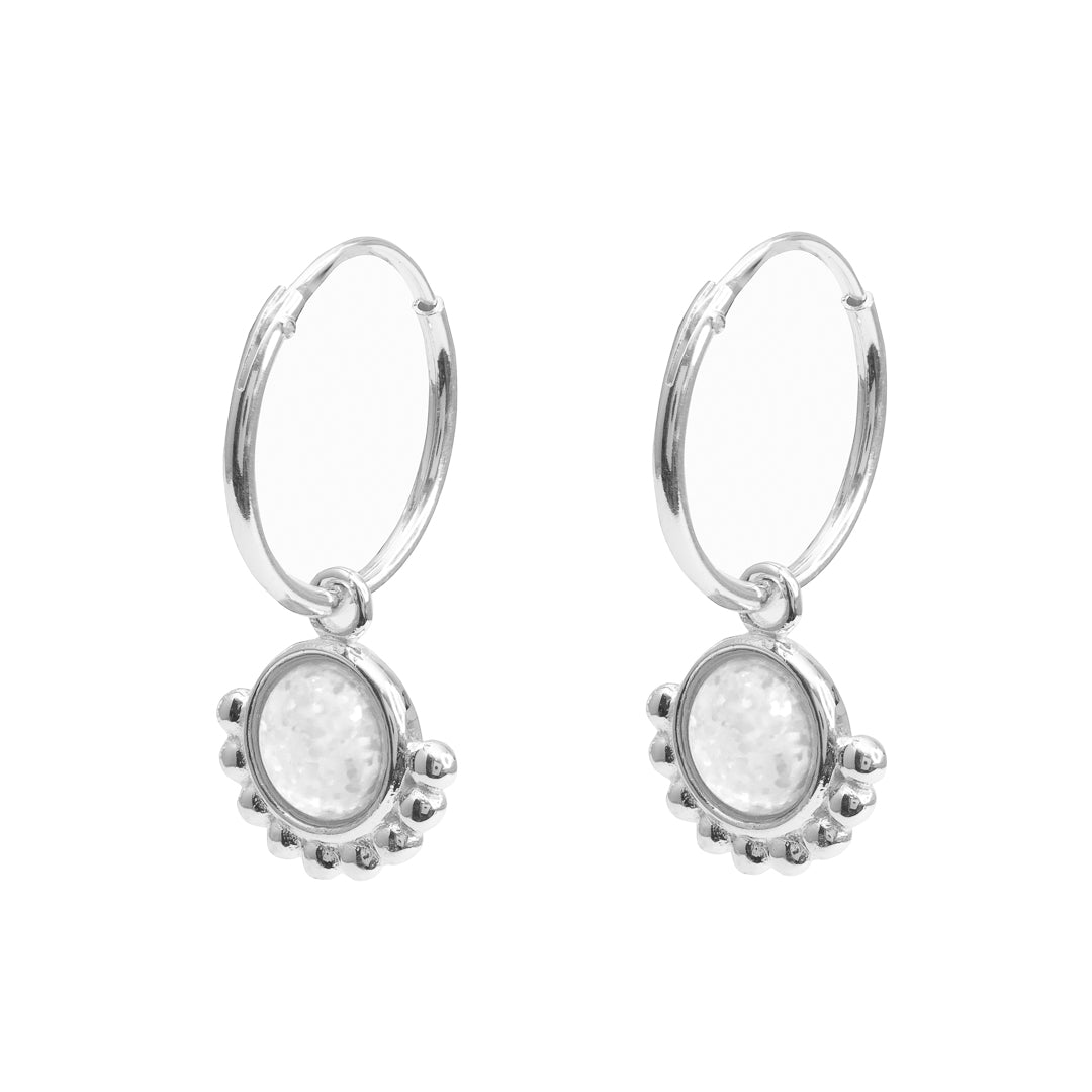 Mahin opalite sleeper drop earrings