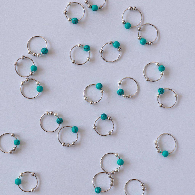 Sammy turquoise sleeper earring