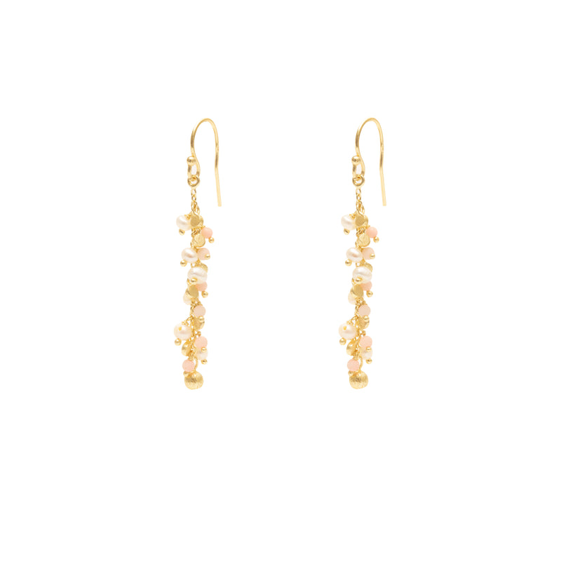 Helen semi precious stone earrings