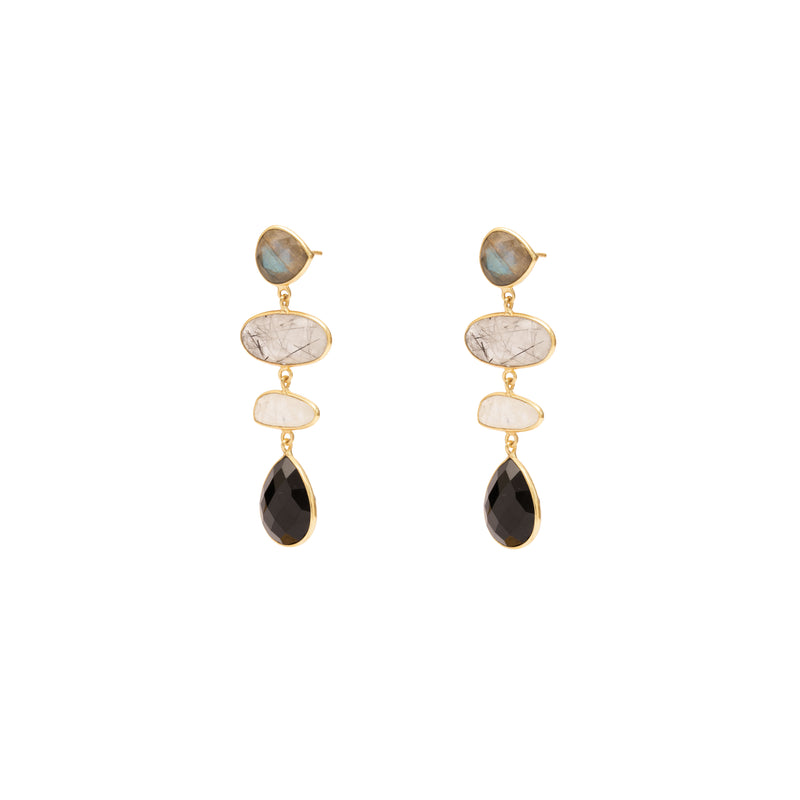 Melanie semi precious earrings