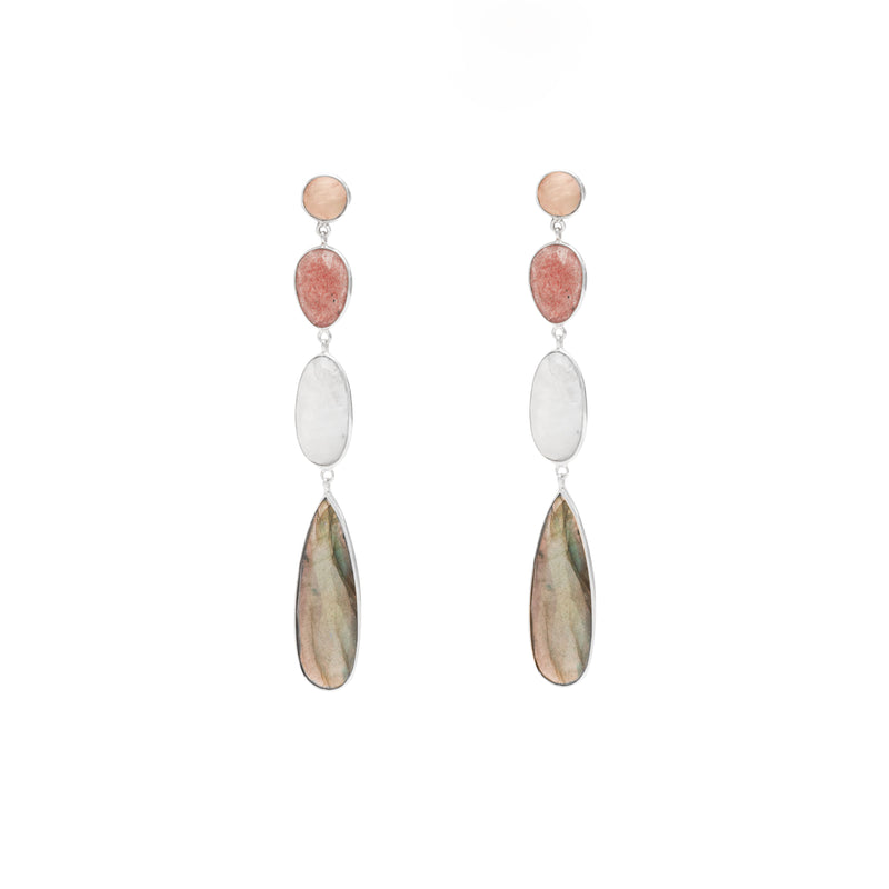 Katarina semi precious earrings