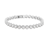 Geiya rhodium plated crystal bracelet