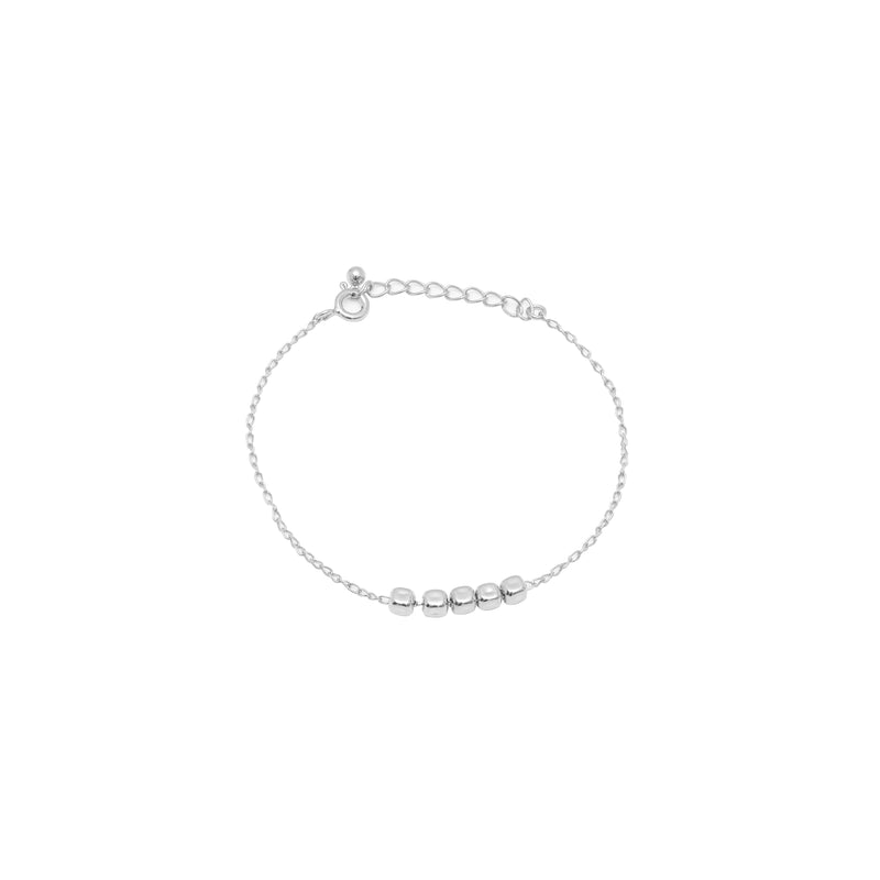 Square charm store bracelet