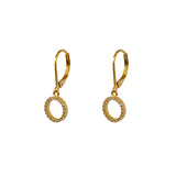 Siya circle hollow earrings