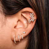 Herz heart studs