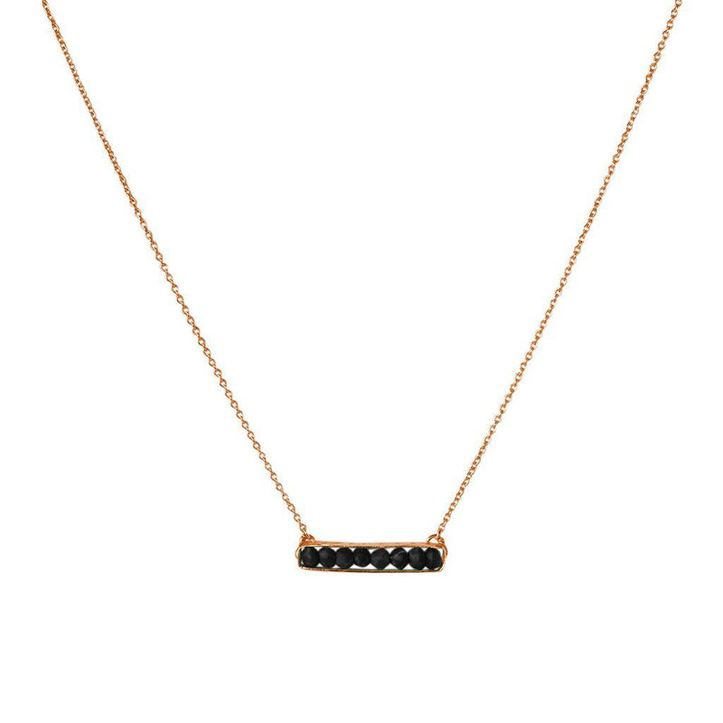 Tanis semi-precious gold pendant