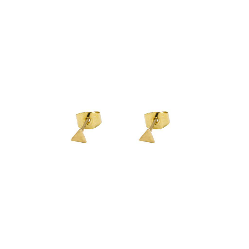 Triangle studs gold filled | MEZI