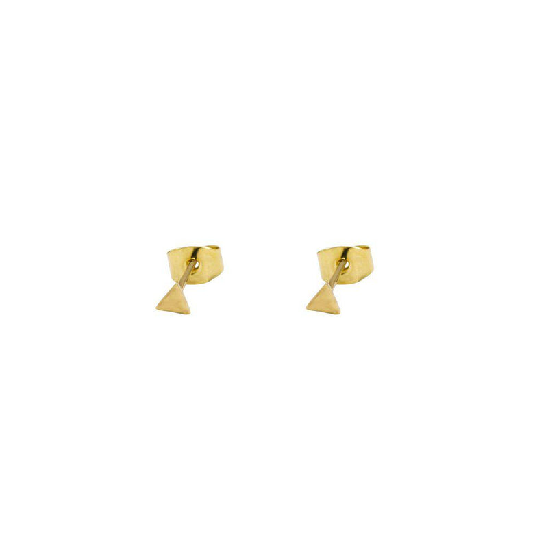 Triangle studs gold filled