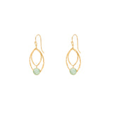 Urla semi precious stone earrings