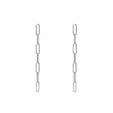 Vega 1 micron gold chain earrings