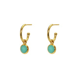 Yarrow semi precious earrings