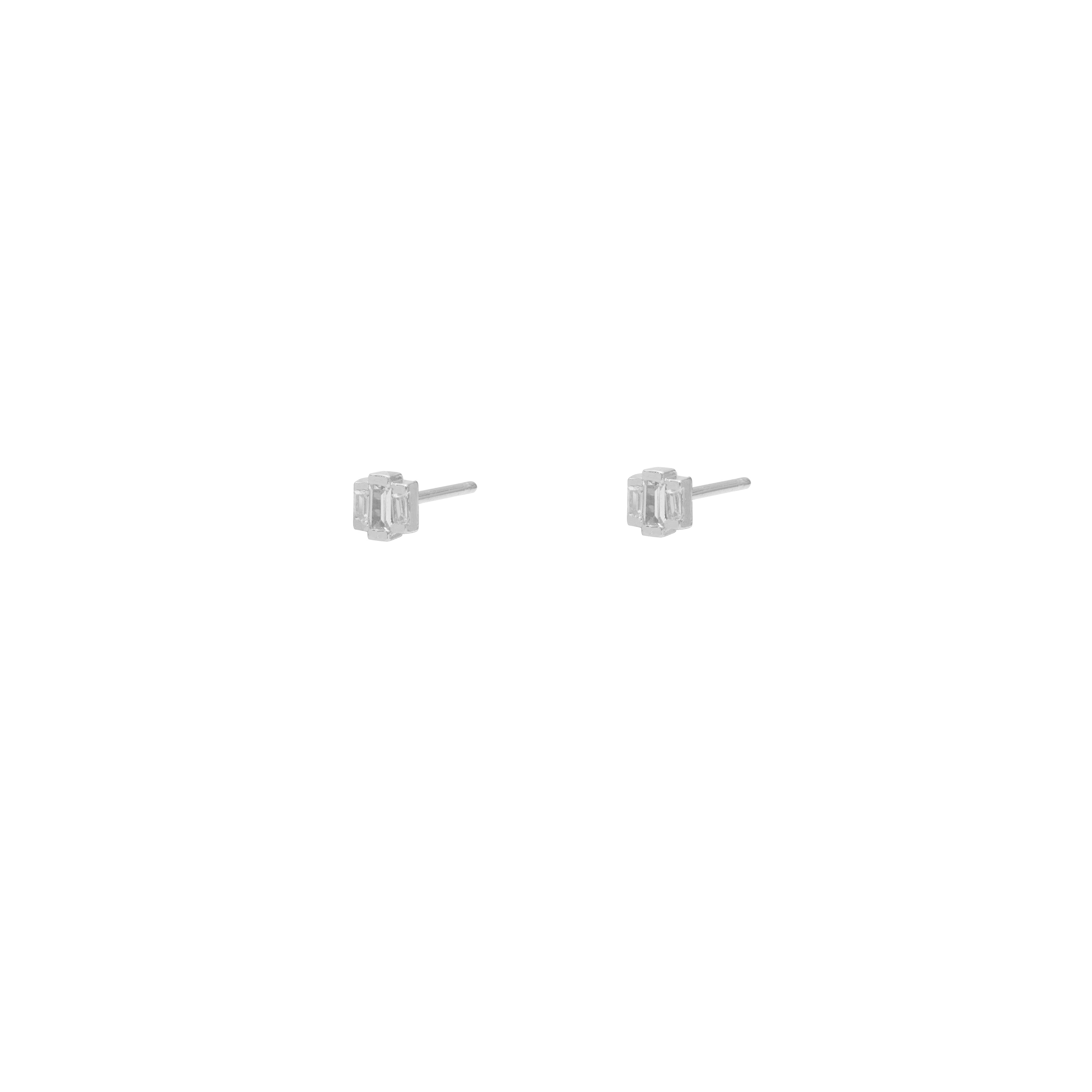 Zea crystal stud earrings | MEZI