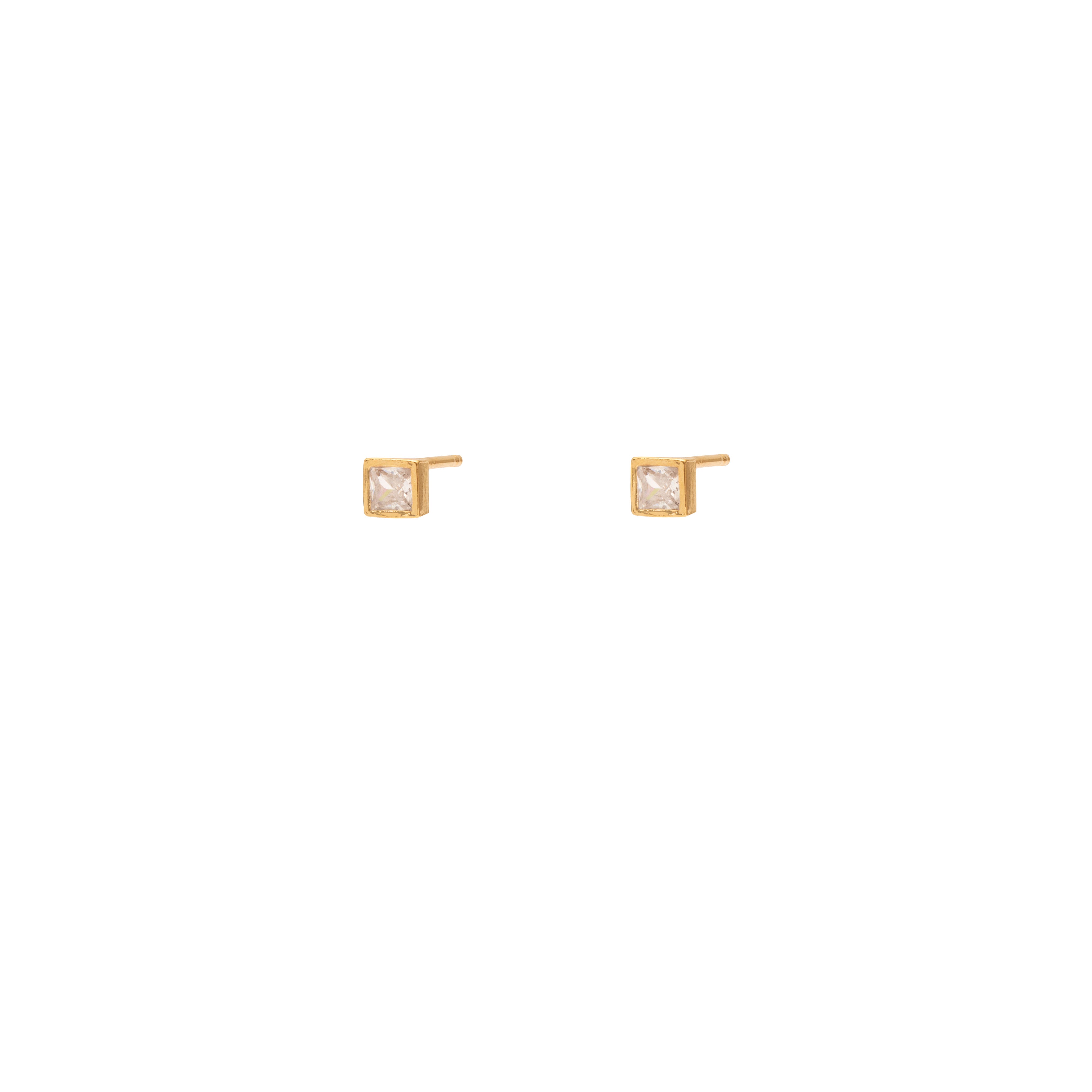 Zene crystal stud earrings | MEZI